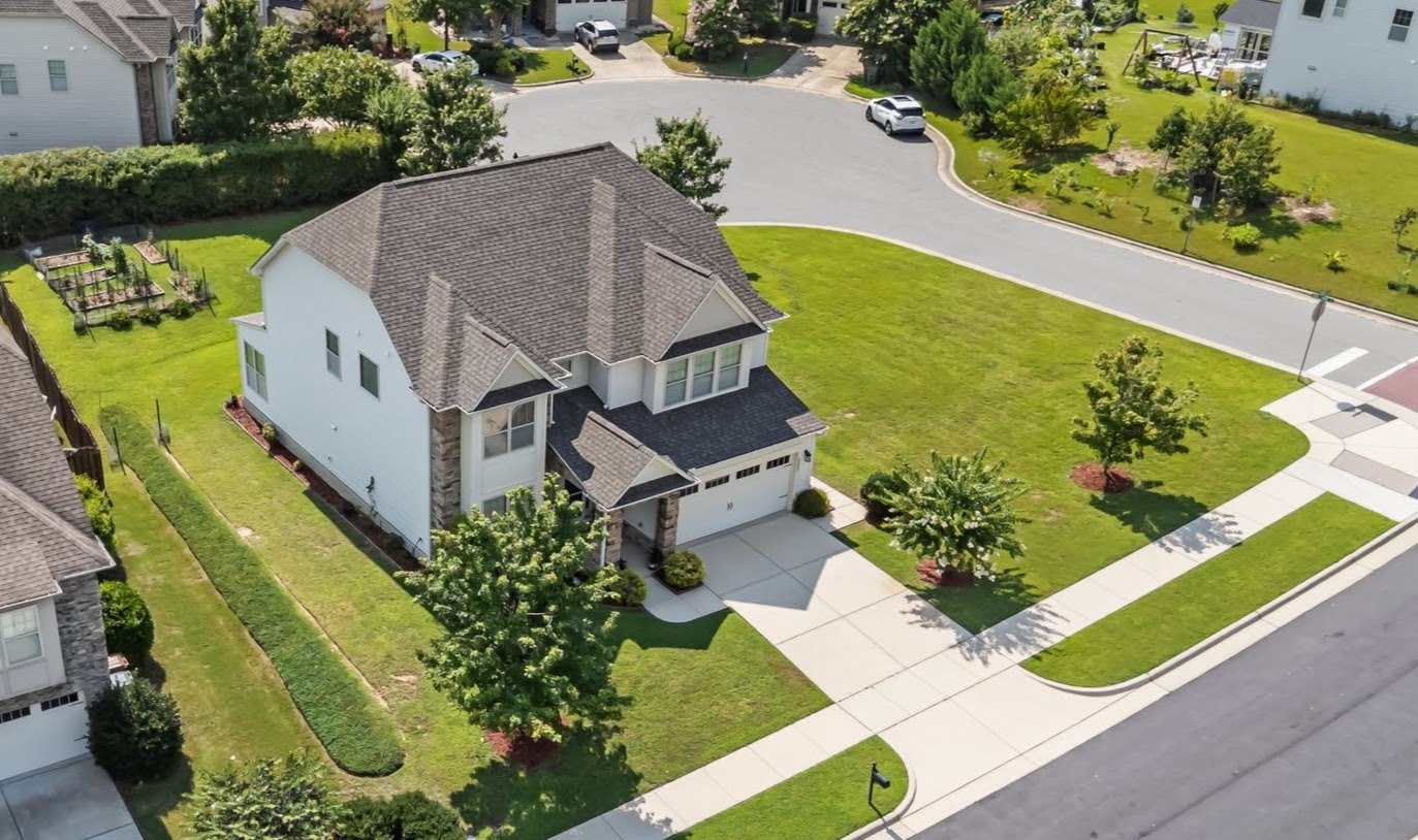 Side View · Driveway · Landscaping