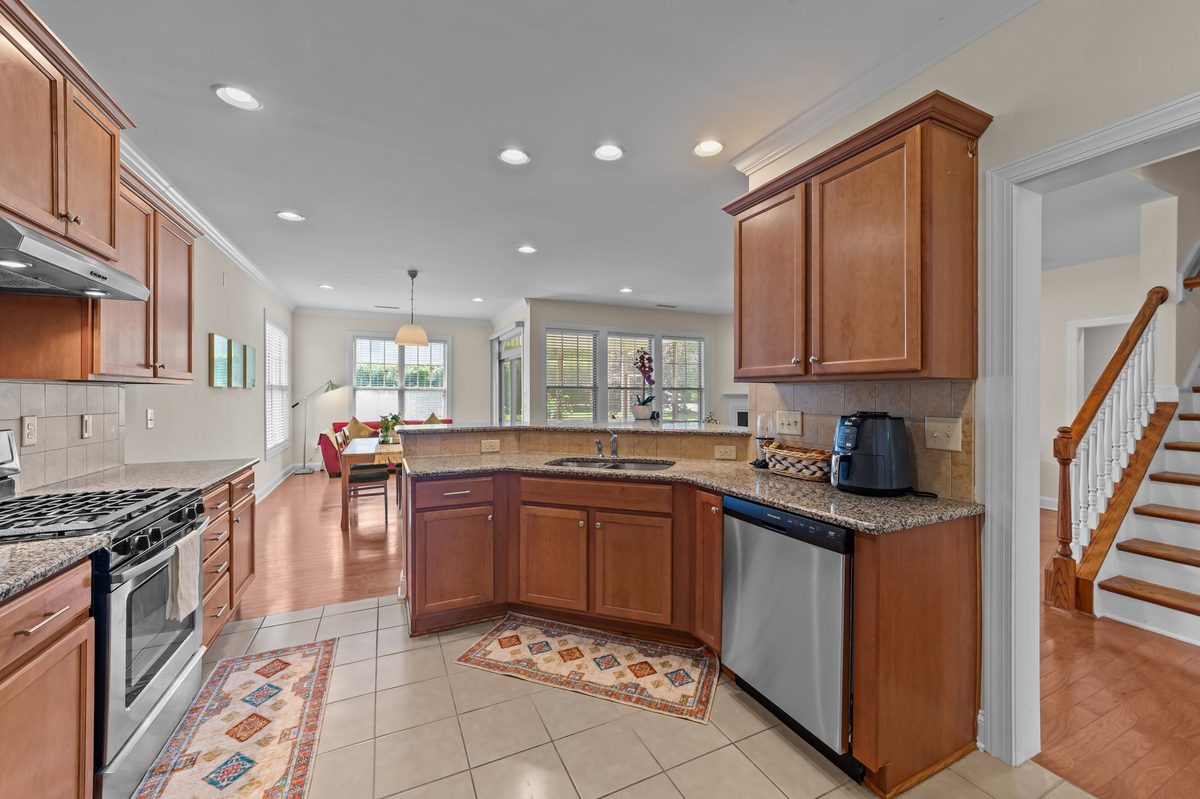 Open plan kitchen